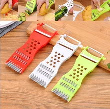 

2pcs Large 5-in-1 Multifunctional Kitchen Chopper Towel Gourd Slicer Cucumber Slicer Kitchen Gadgets and Accessories Gadgets
