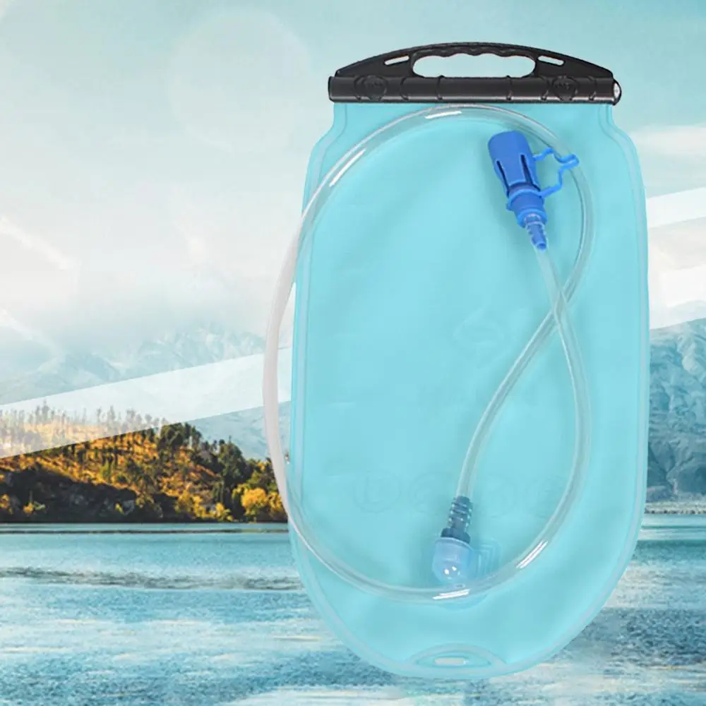 2PCS 2.5 L TPU Folding Water Bag Backpack Water Bag Outdoor Camping Tourism Riding#0b01
