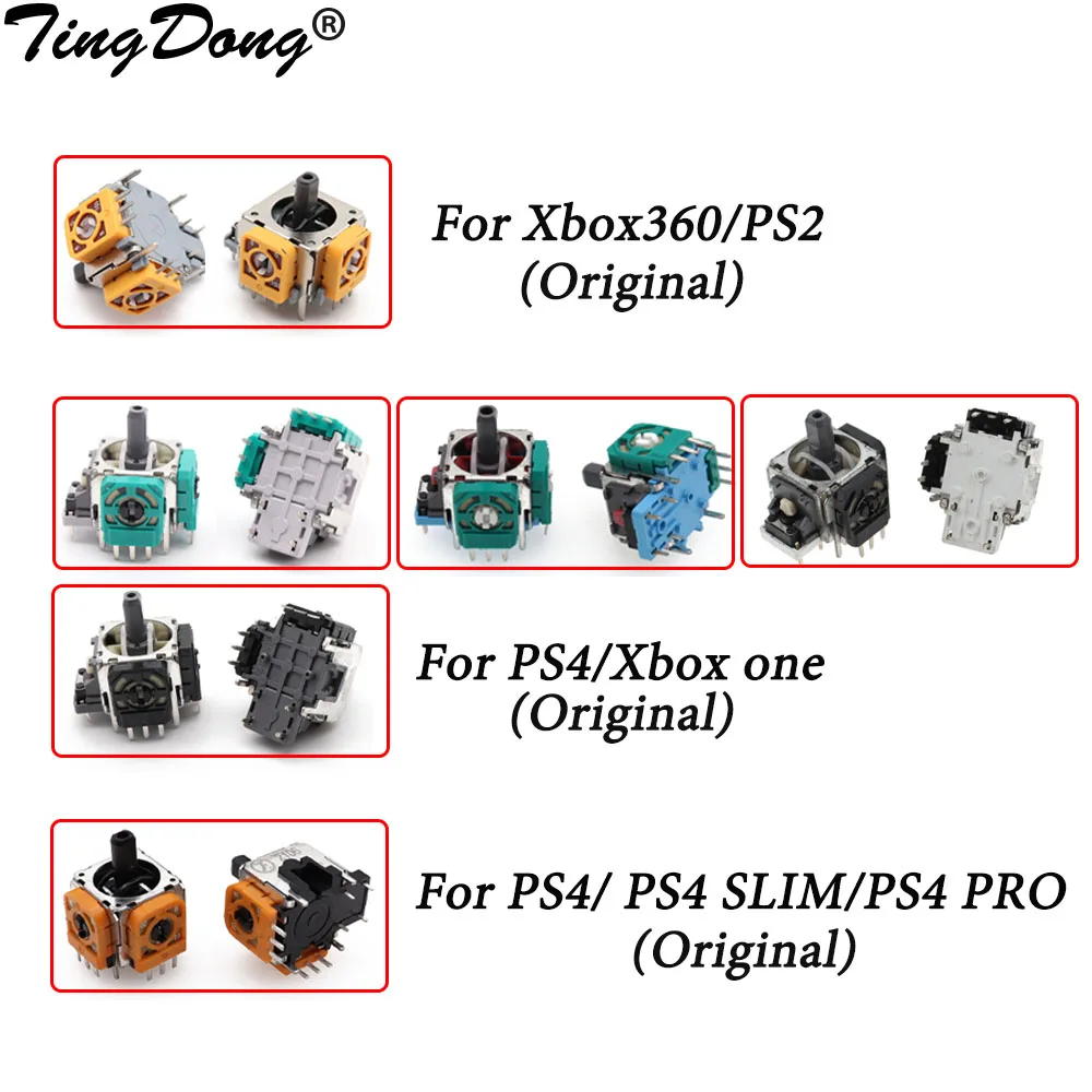 Stick Di Impugnature Analogiche Per Joystick 3D Di Ricambio 2 Pezzi Per Controller Ps4 Pro Slim Per Joystick Xbox One 360