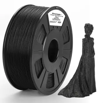 

Acccreate PLA 3D Printer Filament, 1.75 mm 3D Printer Consuma Dimensional Accuracy +/- 0.02 mm, 1 kg Spool, Fit Most FDM Printer