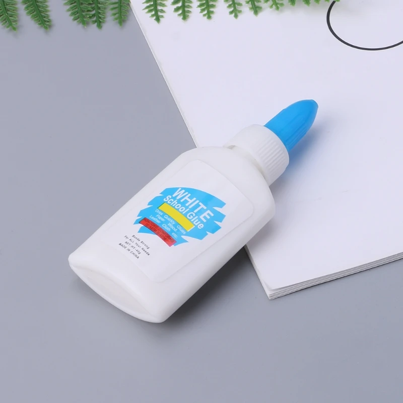 40ml Washable Liquid White Glue Student Bond Paper Crafts Diy School Office  Supply Adhesive Business Stationery - Adhesives & Glue - AliExpress