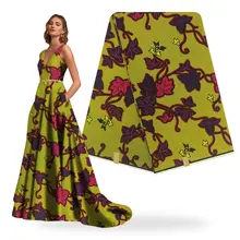 Белая хлопковая восковая ткань s Африканский вощеная ткань Анкара принт ткань хлопок батик африканская ткань H170602