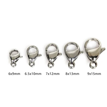 

Alloy Lobster Clasp Hooks Bracelet End Connectors For DIY Jewelry Making Findings Necklace Bracelet Chain Accessory Supplies