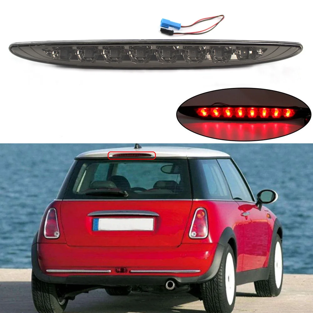 Копченые линзы для Mini Cooper R50 R53 2002-2006 светодиодные задние третий стоп-сигнал |