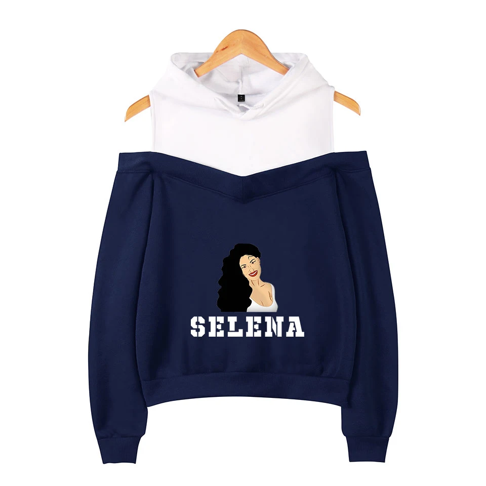 Красивая мода Selena quintanilla без бретелек толстовки для женщин известный бренд Harajuku Kpop Selena quintanilla толстовки
