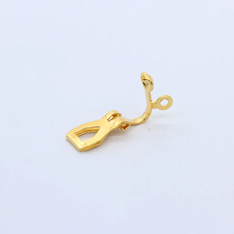 Серебряные позолоченные бронзовые металлические пустые серьги 20p 10x13 мм