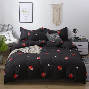 

Strawberry Fruit Black Girl Boy Kid Bed Cover Set Duvet Cover Adult Child Bed Sheets And Pillowcases Comforter Bedding Set 61071