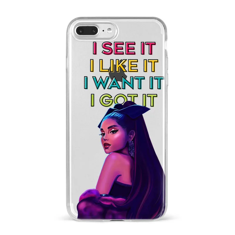 Ariana Grande God is a woman Thank You Next Sweetener phone case For iPhone X XR XS Max 8 7 6s 6 Plus 5s SE Suave Silicone Coque