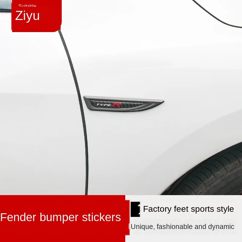 

Applicable to 10 Th Generation Civic Modified Fender Side Wing Side Sticker Car Body Carbon Fiber Car Decoration Sticker Univers