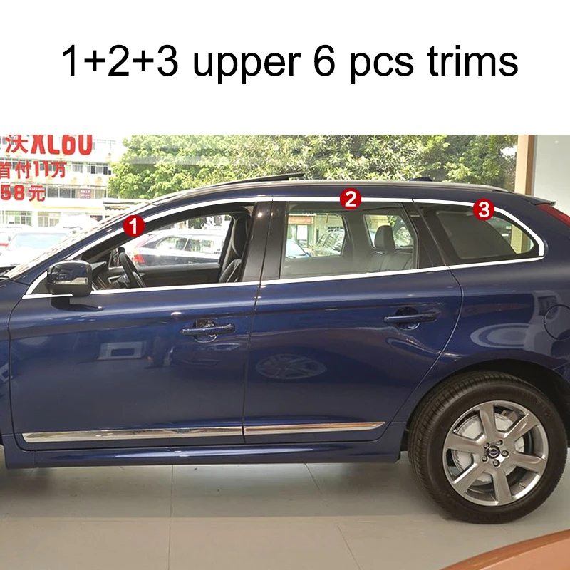 Стеклоподъемник lsrtw2017 из нержавеющей стали 304 для volvo xc60 2009 2010 2011 2012 2013 2014 2015 2016 2017