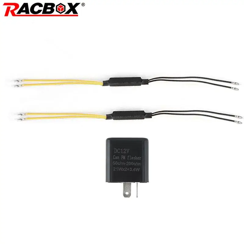 Универсальный мотоциклетный 2-контактный реле светодиодный поворотник адаптер