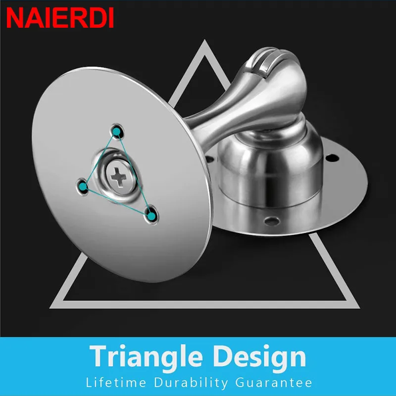 Stainless Steel Door Stopper,Magnetic Door Stop,Door Catch,Nail-free ,ኣቻዮ ደው ምባል ማግነታዊ ደው ምባል ማዕጾ ምሓዝ ድልዱል ከረን ኣቕሑ ገዛ - Image 3