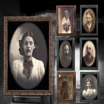 

3D Ghost Horror Photo Frame Changing Face Ghost Pictures Frames Halloween Party Decor Halloween Decoration Props #6