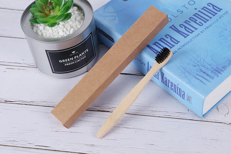 Manufacturers Direct Selling Foreign Trade CHILDREN'S Toothbrush Children Wood Soft Bristle Toothbrush Doll Head Tablet Bamboo T