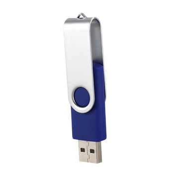 

Memory Stick USB 2.0 Swivel Flash Pen Drive Thumb for PC LAPTOP Capacity:4GB Colour:Blue