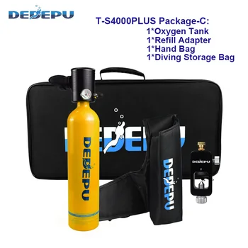 

DEDEPU 1000ML oxygen technical diving bottle air scuba total freedom breathing equipment