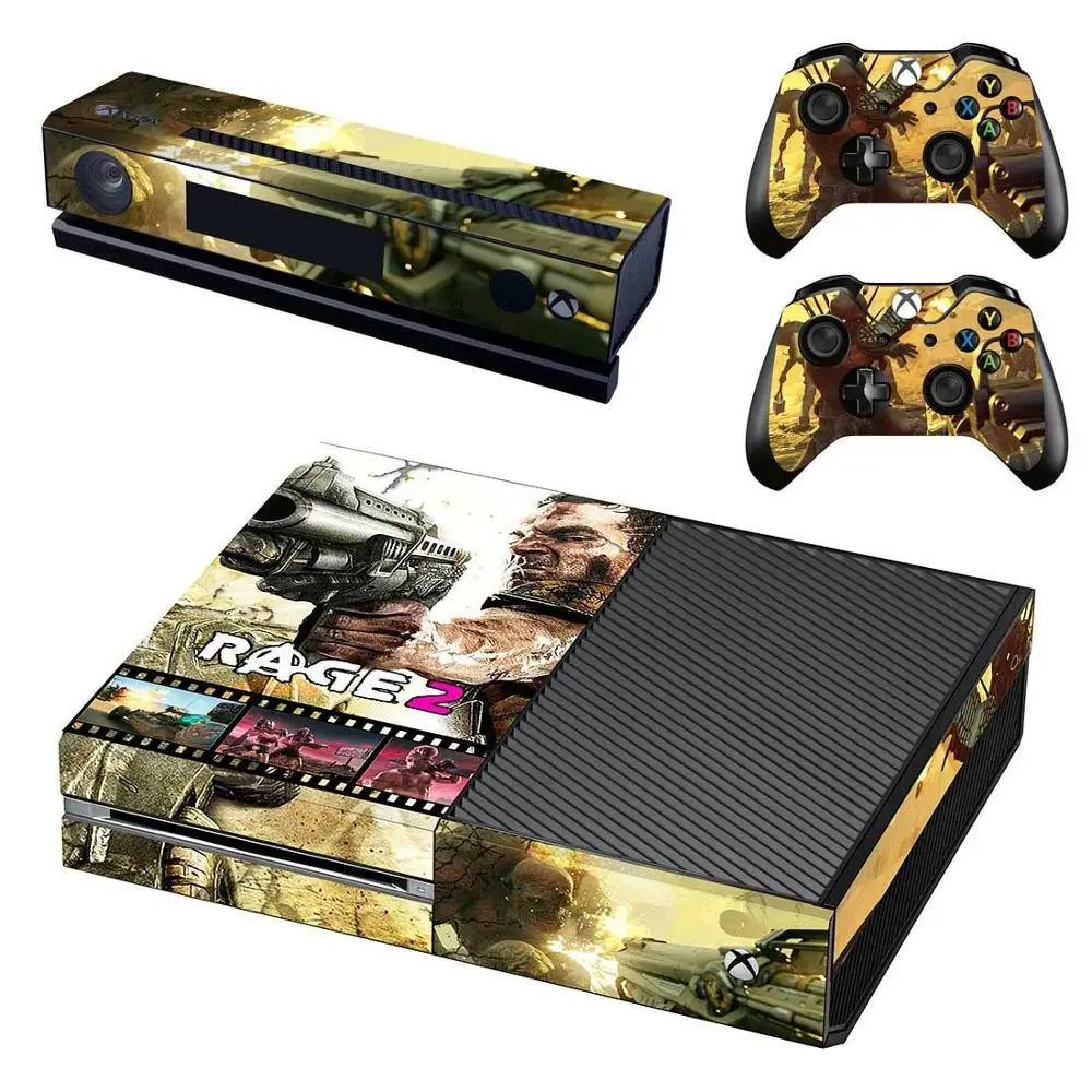 Игра Rage 2 Кожа Наклейка Обложка для Xbox One консоль& Kinect& 2 контроллеры для Xbox One Кожа Наклейка Винил