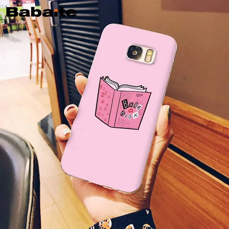 Babaite Burn Book Mean Girls Kiss Colorful Cute Phone Accessories Case for Samsung S9 S9 Plus S8 S8plus S7 S6 S5 Mobile Cases - Цвет: A10