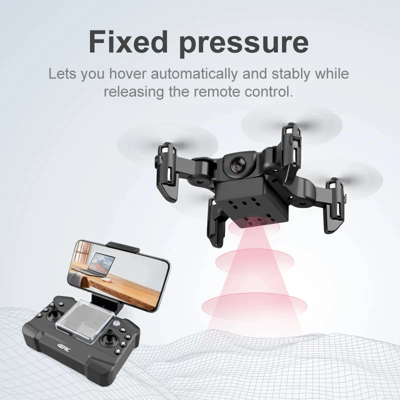 V2 RC Mini Drone 4K HD Camera RTF WIFI FPV Aerial Photography Altitude Hold Folding Quadcopter With VR Remote Control Helicopter