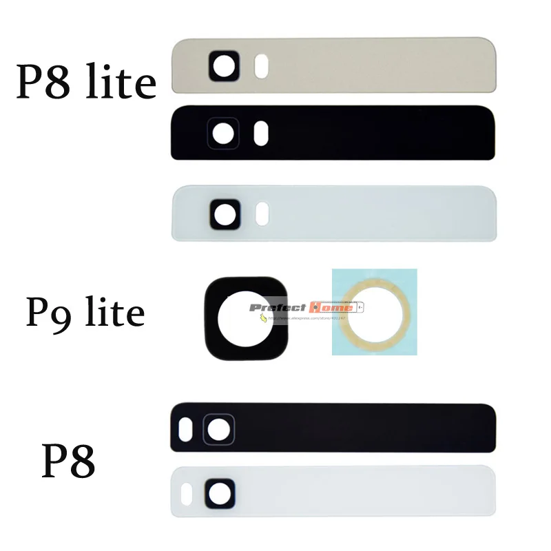 Стеклянный объектив для задней камеры Huawei p8 p9 p20 p30 lite pro 1 шт. с наклейкой 3M