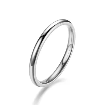 

New titanium steel ring combination can be stitched tide pair of two-in-one fashion ring empty
