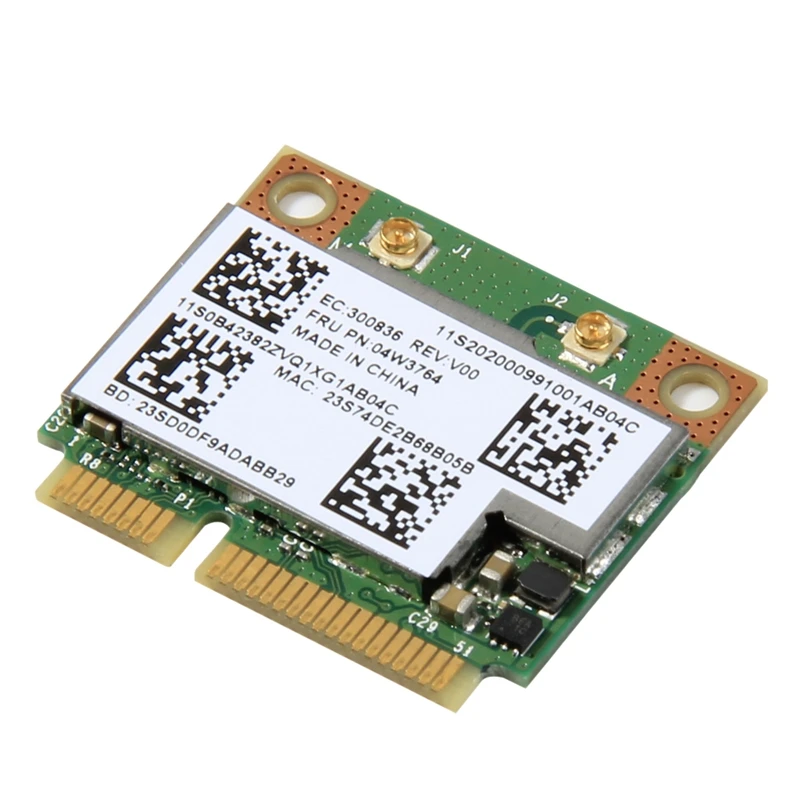 BCM943228HMB 04W3764 Беспроводной Wi Fi Bluetooth 4 0 Половина MINI PCI E карта Compact для Lenovo E130 E135 E330 E335