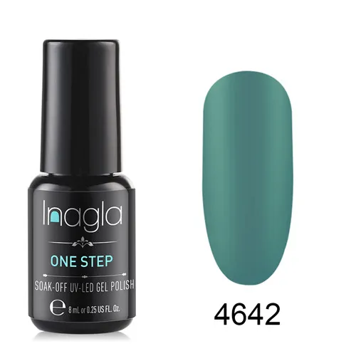 4642 Inagla матовый Гель-лак one step УФ светодиодный био-Гели Soak Off Гель-лак для маникюра 3 в 1 нейл-арта Лаки ручка Гибридный наконец гель Краски - Цвет: 4642