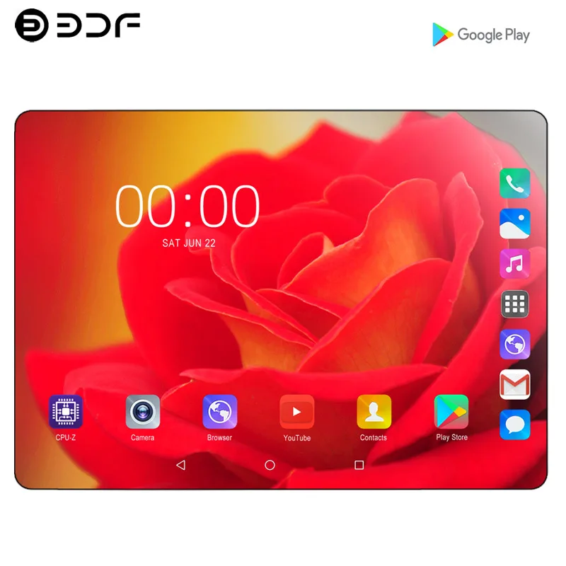 10,1 дюймовый планшет 2.5D стальной экран Android 8,0 Octa Core 4 Гб ОЗУ 32 Гб ПЗУ S-IPS Wi-Fi планшет с поддержкой Bluetooth и GPS PC 10,1 + подарок
