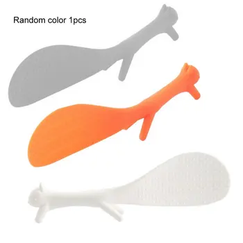 

Cute Kitchen Squirrel Shape Rice Paddle Scoop Spoon Ladle Novelty Ladle No-stick Rice Paddle Meal Spoon Color Random