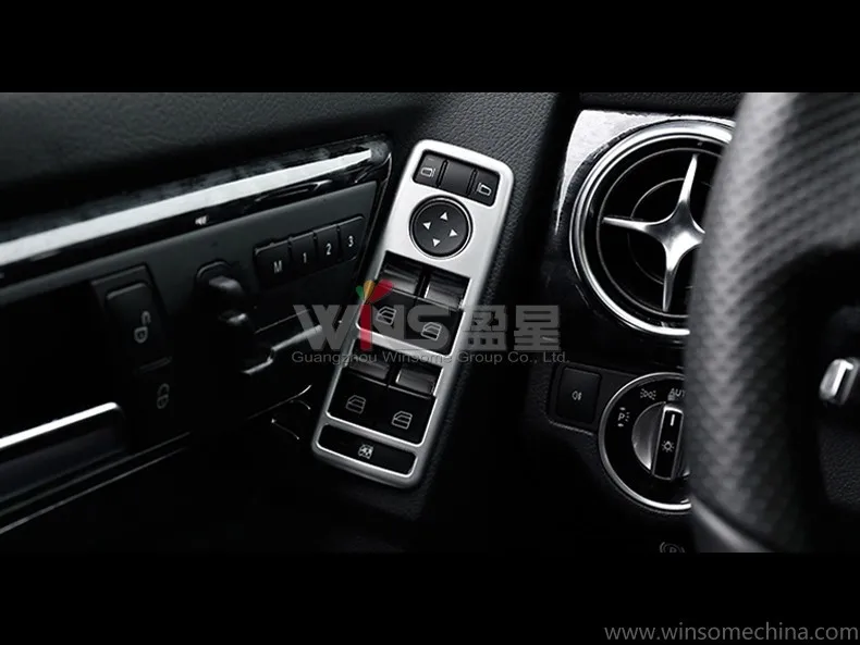 Для Mercedes Benz GLE SUV M Class 2012- W166 ML оконное стекло кнопка регулировки декоративная накладка для автомобиля аксессуары для укладки
