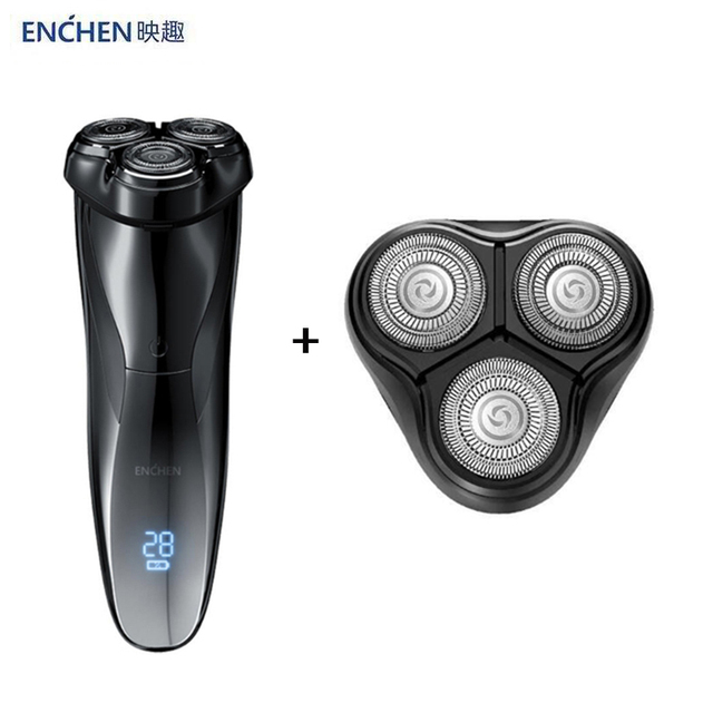 Enchen BlackStone 3 Electric Shaver 3D Triple Floating Blade Heads Shaving Razors Men Beard Trimmer USB Rechargeable IPX7