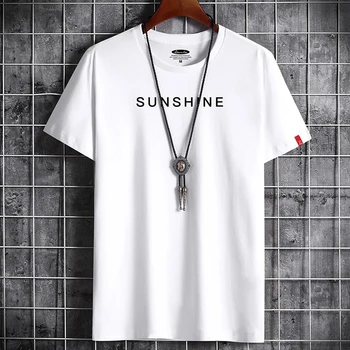 

Brand clothes men's printed short-sleeved T-shirt men's T-shirt summer T-shirt round neck breathable T-shirt large size T-shirt