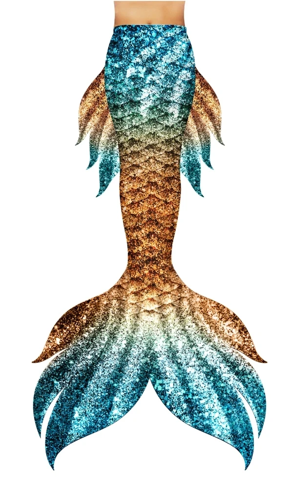 Mermaid Tail Swimable Mermaid Tails Without Monofin for Swimming Beach Artifact Halloween Cosplay Costume Christmas Gift - Цвет: J