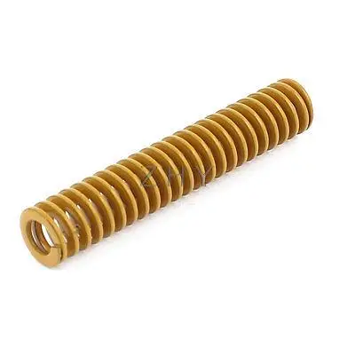 

Lighter Load Yellow Spiral Stamping Compression Die Spring 10x50mm