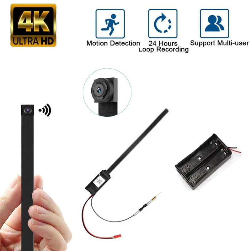 Full HD 4K DIY портативная Wi Fi IP мини камера P2P беспроводная видеокамера