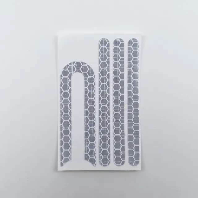 1Set Front&Rear Wheel Cover And License Reflector Sticker For XIAO*MI M365/PRO PET Electric Scooters Component Parts Accessories Silver