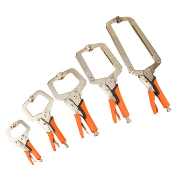 

6/9/11/14/18 Inch MC-010102 C Type D-type Crimping Pliers Square Mouth Rubber Handle Woodworking Fast Pliers