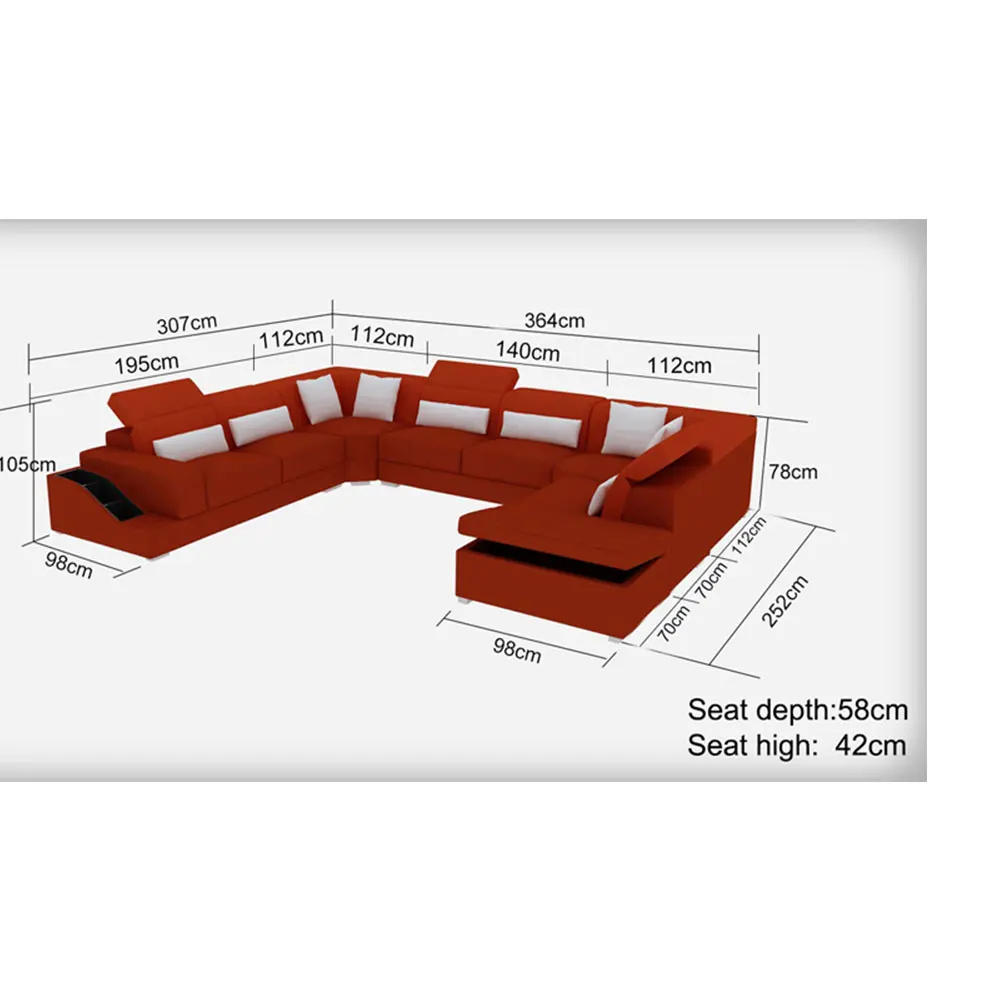 Kulit Gandum Atas CBM G8008 Berbentuk U Penyimpanan Modern Desain Interior Rumah Furniture Sectional Sofa Kulit Set Set Ruang Tamu AliExpress Kulit Gandum Atas CBM G8008 Berbentuk U Penyimpanan Modern Desain Interior Rumah Furniture Sectional Sofa Kulit Set Set Ruang Tamu AliExpress