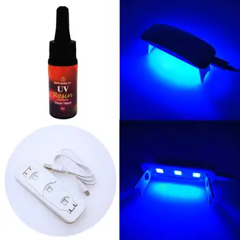 

Crystal Epoxy Pigment DIY UV Lamp Set Handmade Resin Crafts Jewelry Making Tools