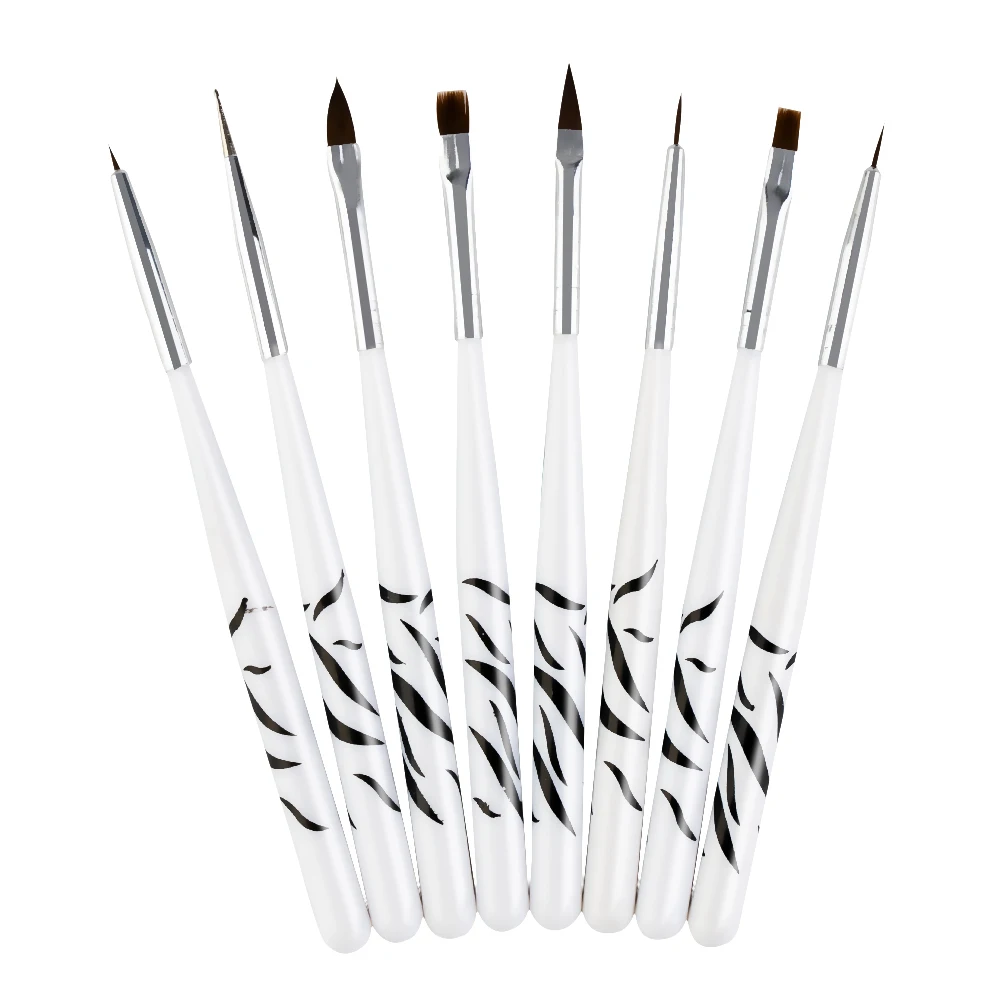 Dmoley 15pcs Nail Brush For Manicure Nail Art Liner Painting Pen Acrylic Nail Art Brush UV Gel Brushes Manicure Tool