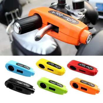 

Universal Motorcycle Lock Scooter Handlebar Safety Lock Brake Throttle Grip Anti Theft Protection Security Locks High Quality