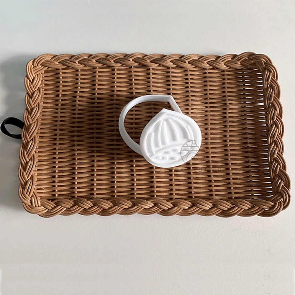 1PC Chestnut Shape Cookie Cutter Biscuit Mold Food Grade Plastic DIY Pastry Dessert Fondant Cake Decoration Baking Accessories cookie cutter baking mold