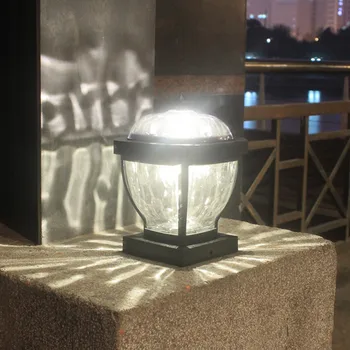 

Solar Garden Decor Light 14.5×14.5×19.5cm LED Column Light Outdoor Wind Light Lamp Outdoor garden decoration Dropshipping #2132
