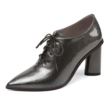 

Ladies Shoes High Quality Solid Patent Leather Pointed Toe Fashion Brand High Heels Women Shoes Fashion Women Pumps Sandals