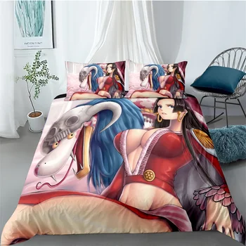 

Comic One Piece Bedding Set Bedroom Decor Hypoallergenic Quilt Cover Doona 1PC Duvet Cover with Pillowcase Dropship