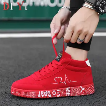 

Vulcanized Shoes Women Sneakers Autumn Printed Women's Flat Shoes for Women Big Size Casual Canvas Shoe Lace Up Plimsolls E12