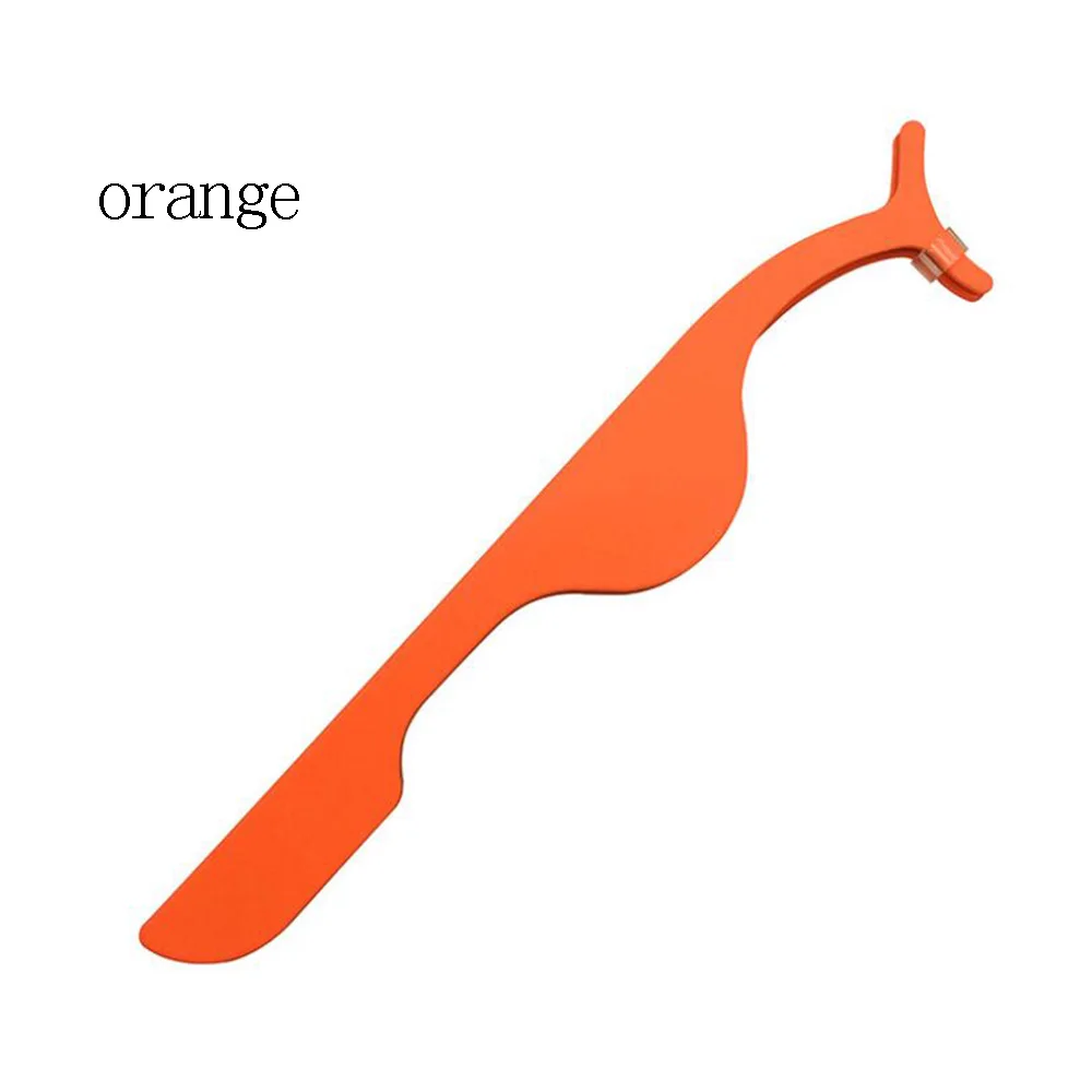 orange MJS 1 шт. разноцветные накладные ресницы, магнит, пинцет, диагональный зажим, аппликатор, макияж глаз, вспомогательный инструмент для наращивания - Цвет: orange