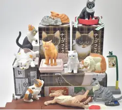 Японская Капсульная игрушка 10-Cat-Machi Story модель домашнее животное Кошка Китти украшение кукла сцена модель игрушка