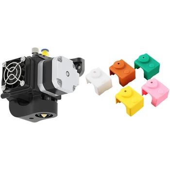 

2pcs 24V All Metal Extrusion Kit & 5pcs for V6 High Temperature Aluminum Block Protection Silicone Case