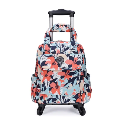 Women Travel Bag5 Женская дорожная сумка, сумка на колесиках/Чехол, рюкзак для путешествий с колесиком, сумка на колесиках, переносной чехол для костюма, водонепроницаемая сумка Оксфорд - Цвет: Women Travel Bag5